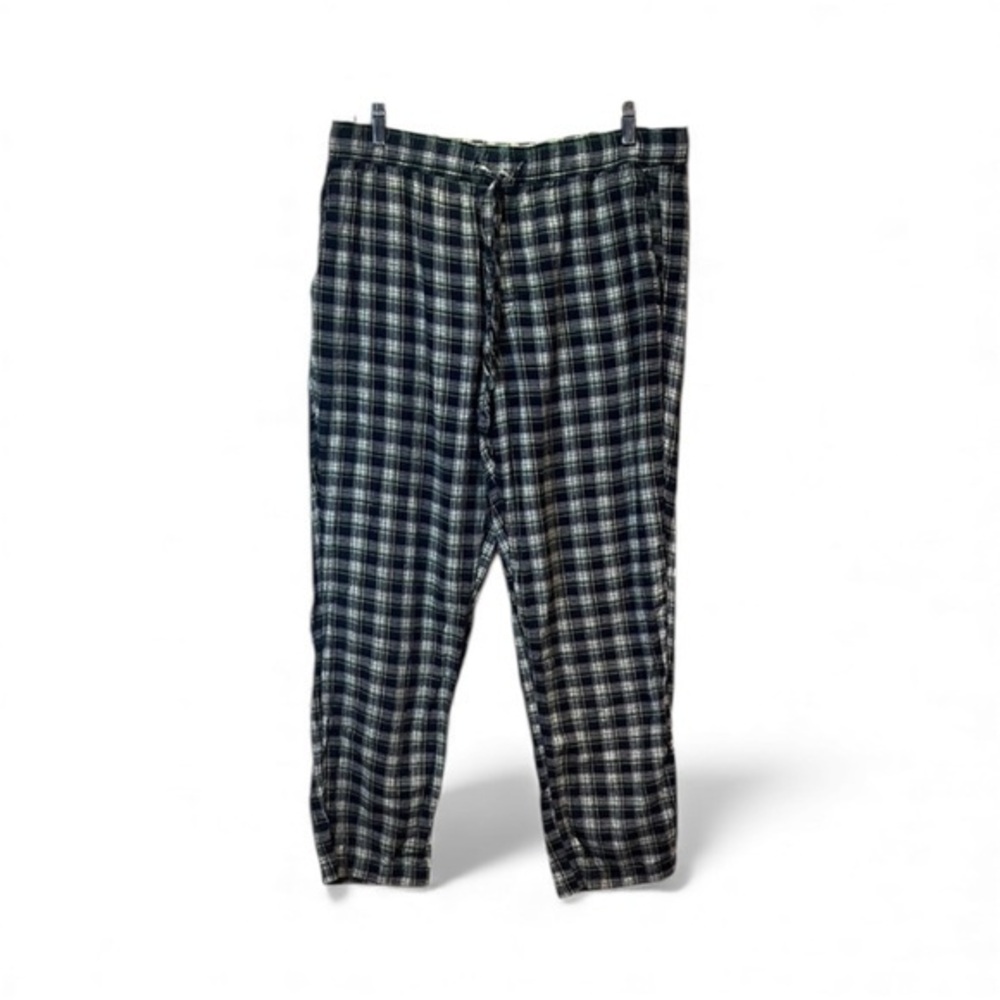 J. Crew Men’s Plaid Pajama Pants Blue Green Size Large
